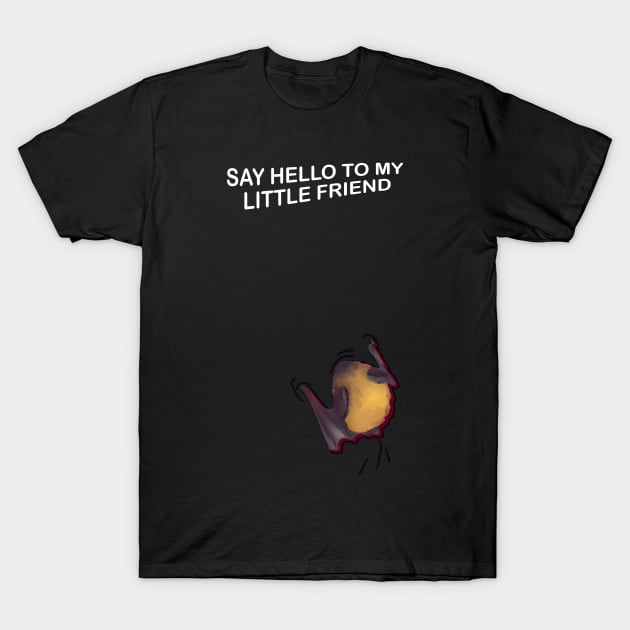 Little Bat Friend T-Shirt by KO-of-the-self